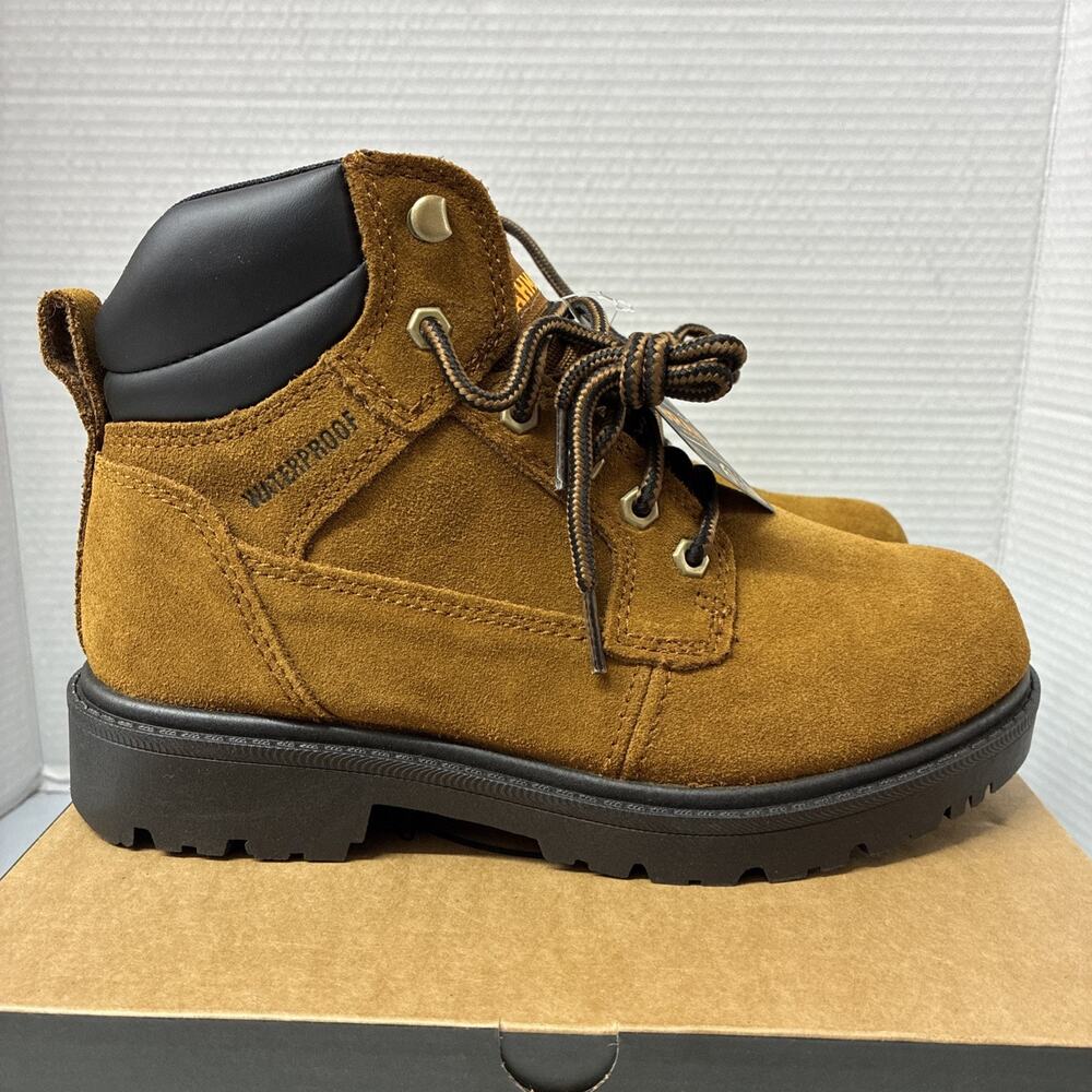 Brahma Men's Brown Work Boots Waterproof Bravo Size 6.5W Wide Oil Resistant